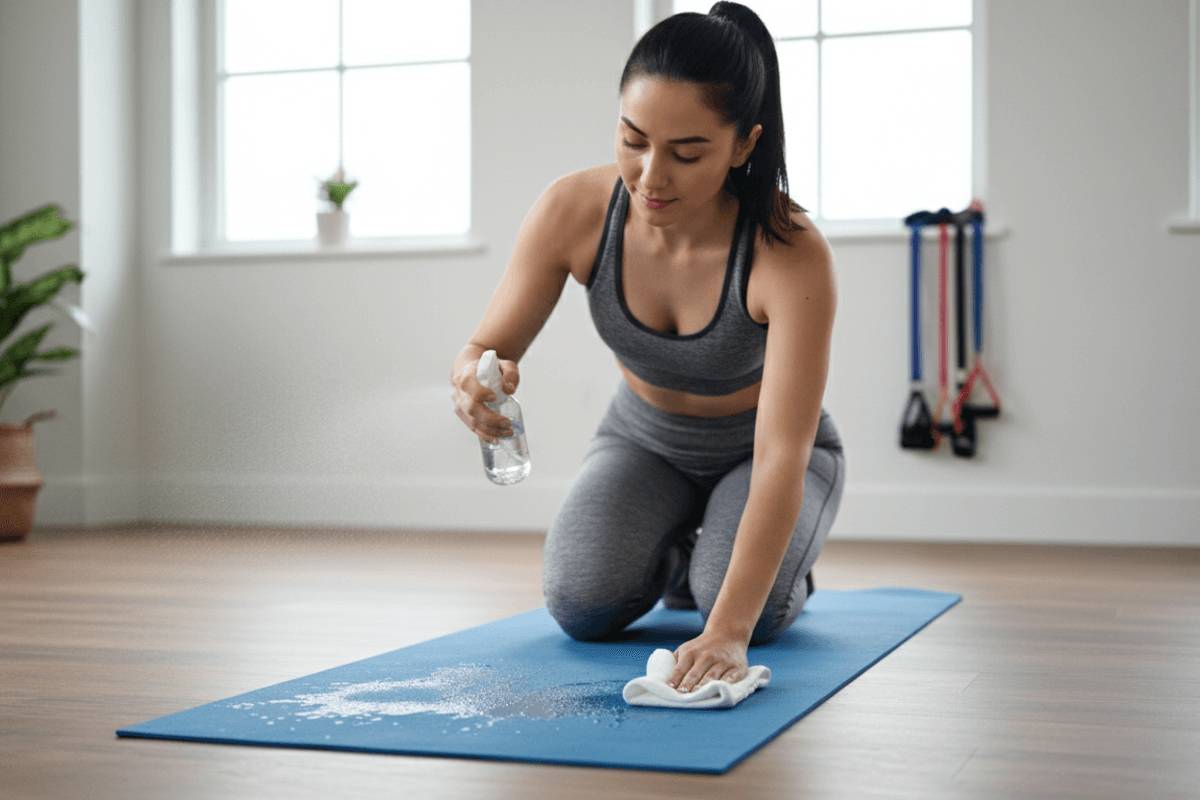 Yoga Matınızı Kimyasallarla Zarar Vermeden Nasıl Temizler ve Dezenfekte Edersiniz?